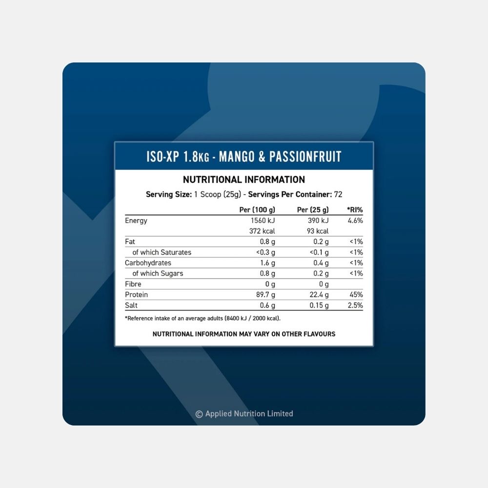 Applied Nutrition ISO-XP Whey Protein Isolate - 1.8 kg - Image 7