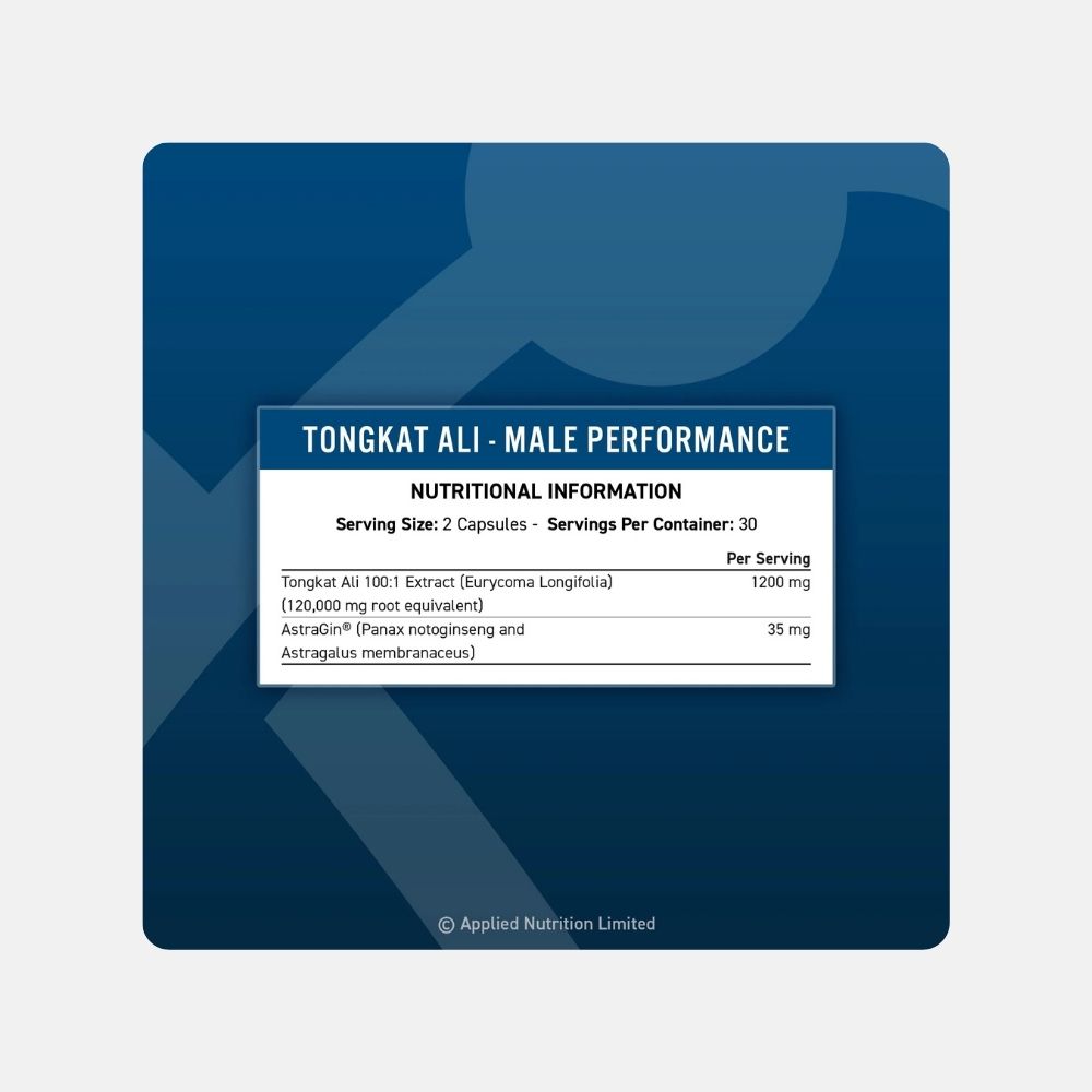 Applied Nutrition Tongkat Ali Capsules for Men - Image 2
