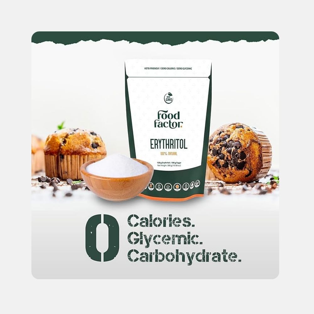 Food Factor Erythritol Granulated Sweetener - 300g - Image 4