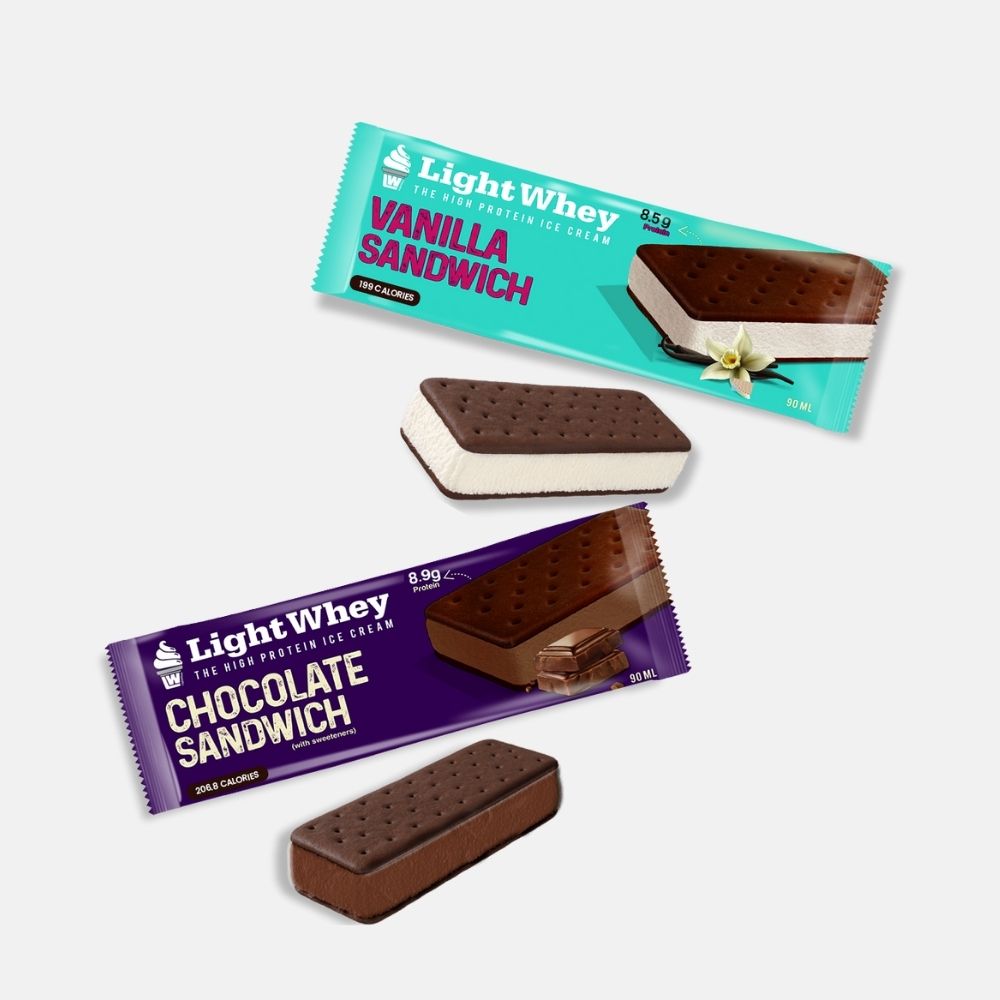 LightWhey Chocolate Protein Ice Cream Sandwich - 90 ml - Image 2