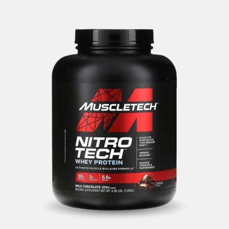 Muscletech Nitro-Tech Whey Protein Powder - Milk Chocolate Flavor (1.8 kg)