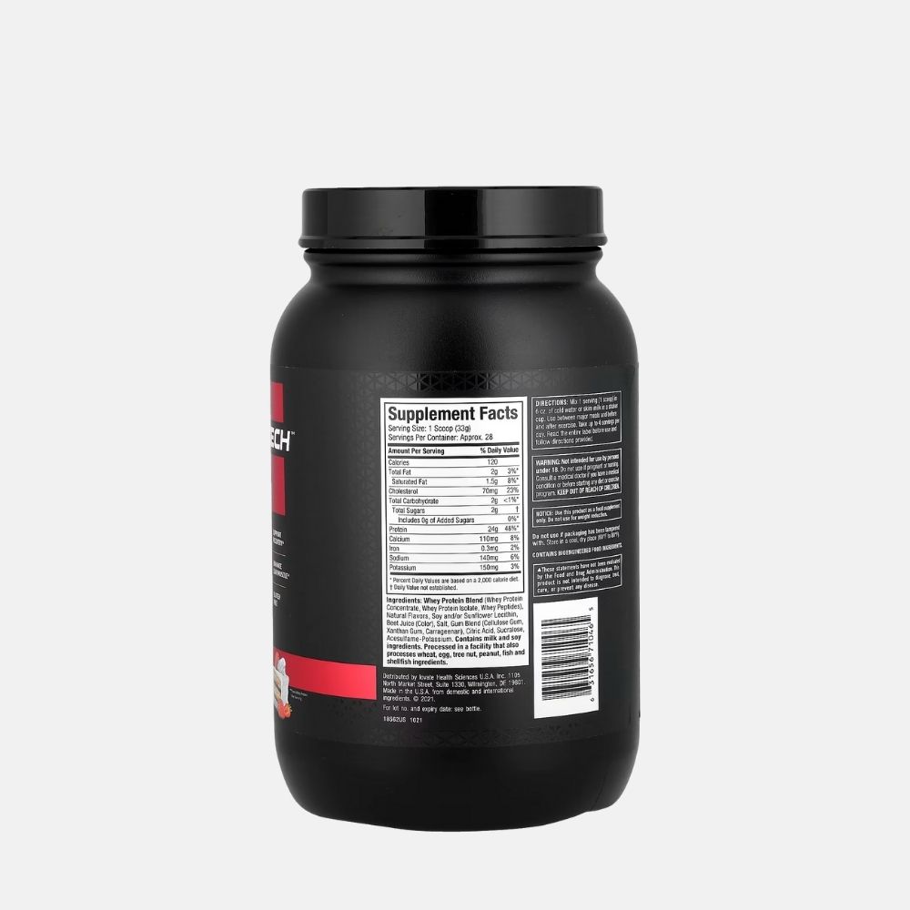 Muscletech Nitro-Tech Whey Gold Protein Powder - Strawberry Shortcake (2 lb) - Image 2