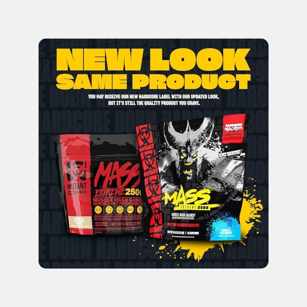 Mutant Mass High-Calorie Muscle Gainer - 5 lb - Image 2