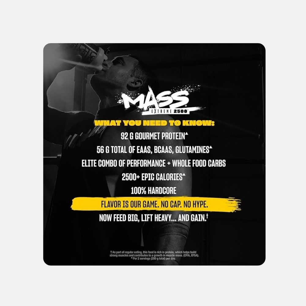 Mutant Mass High-Calorie Muscle Gainer - 5 lb - Image 3