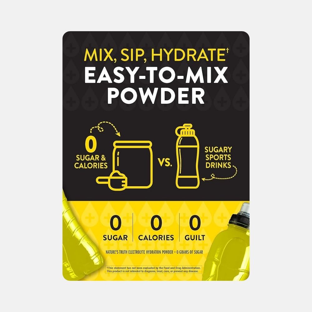 Lemon Electrolyte Powder Mix for Hydration (35 Servings) - Image 4