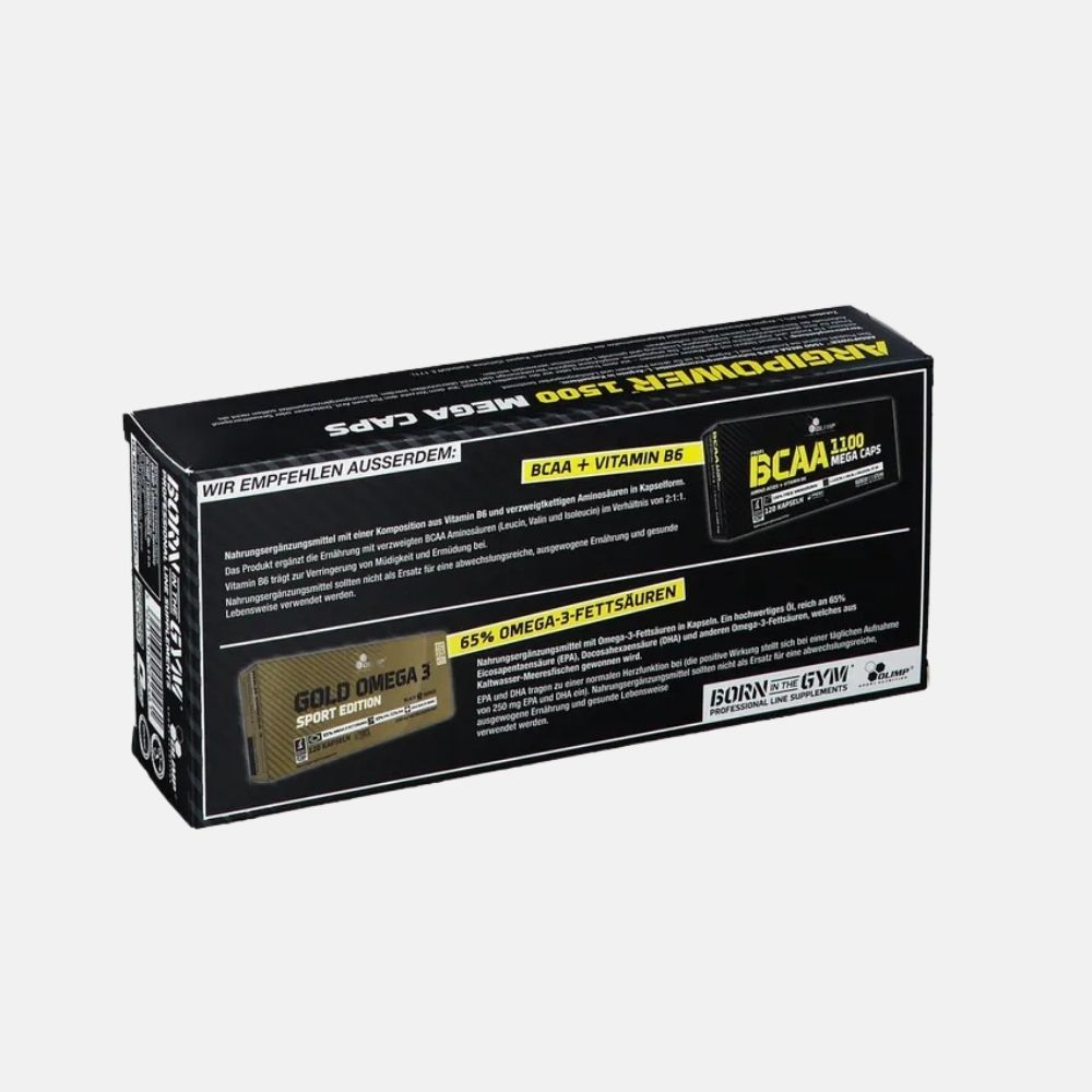 Olimp ArgiPower L-Arginine 1500mg - 120 Capsules - Image 2