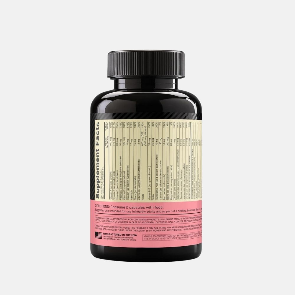 Optimum Nutrition Opti-Women Multivitamin Capsules (60 Count) - Image 2