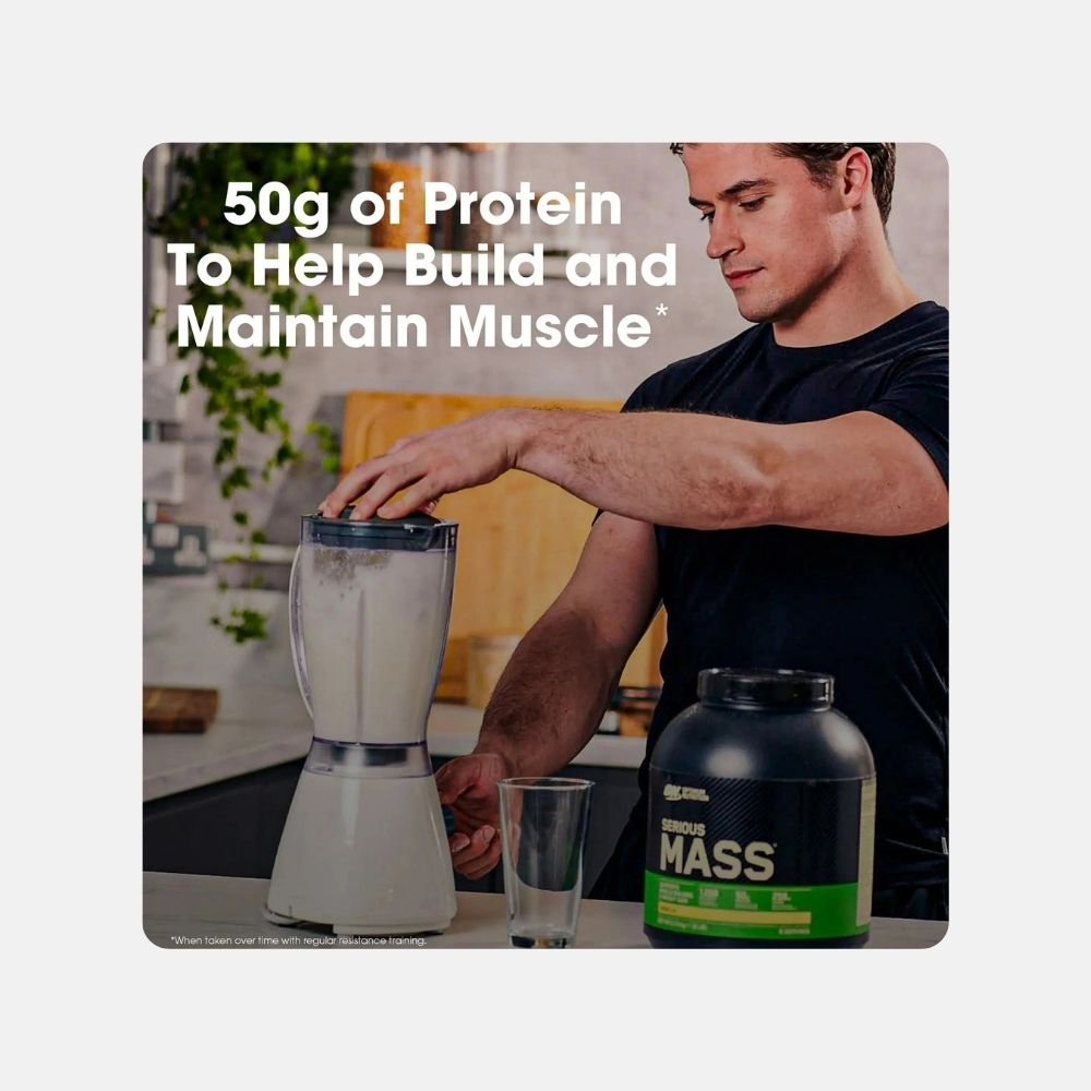 Optimum Nutrition Serious Mass Gainer Powder - 2.72 kg - Image 3