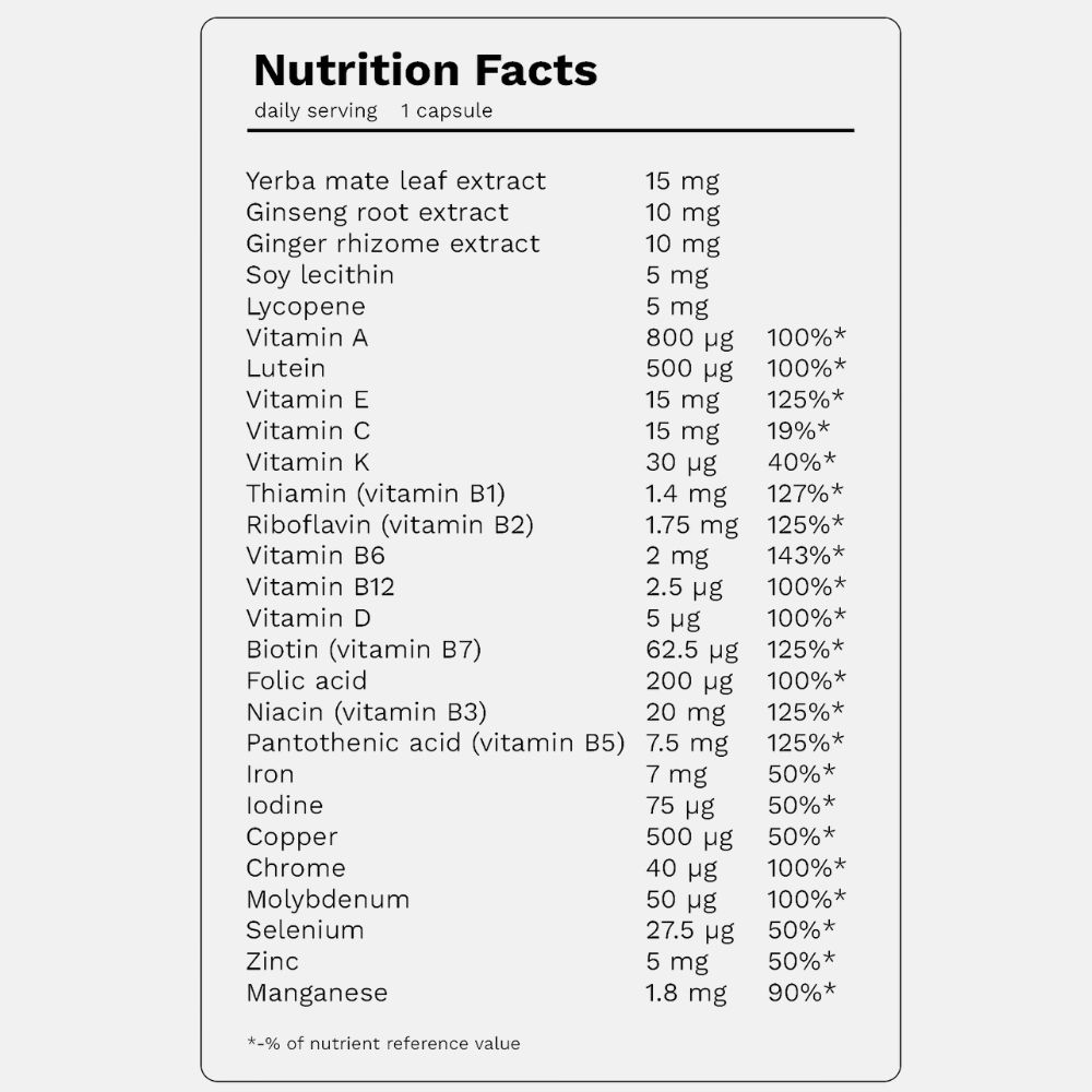 Paxas Men's Multivitamin with Collagen & Amino Acids - 60 Tablets - Image 2