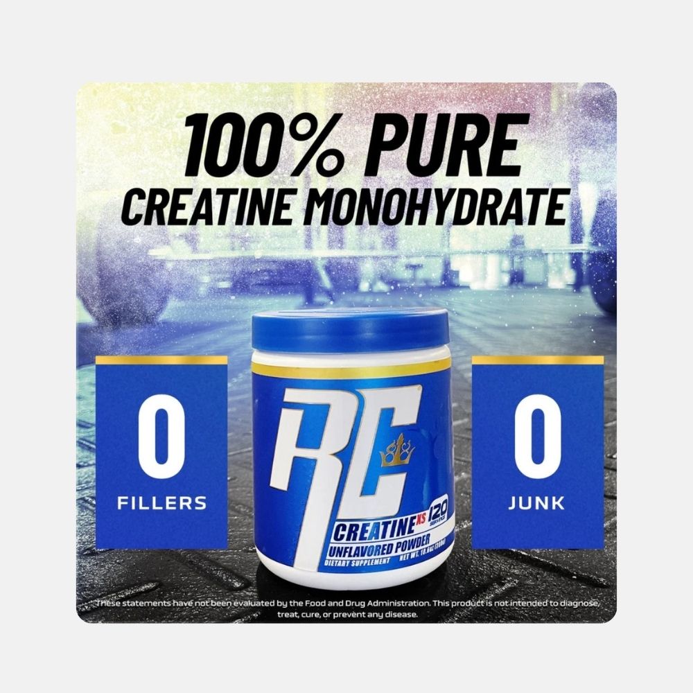 Ronnie Coleman Creatine XS Powder - 300g Unflavored - Image 6