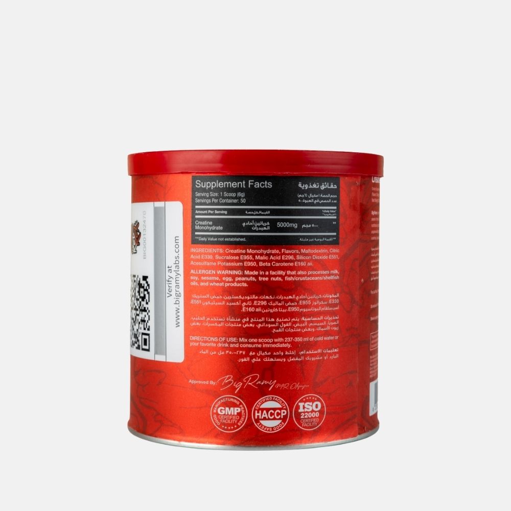 Red Rex Micronized Creatine Monohydrate Powder 300g - Image 3