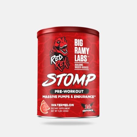 Red Rex Stomp Pre-Workout Powder - Watermelon Flavor (26 Servings)