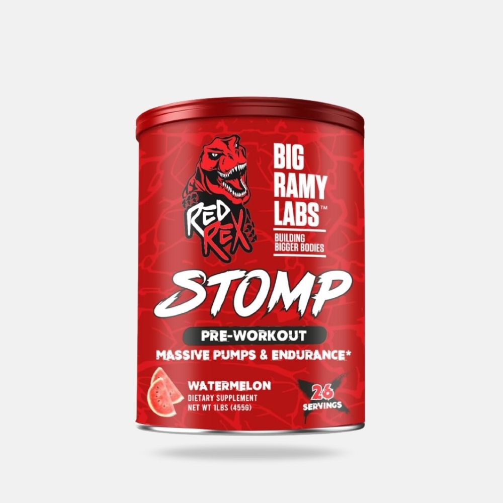 Red Rex Stomp Pre-Workout Powder - Watermelon Flavor (26 Servings)