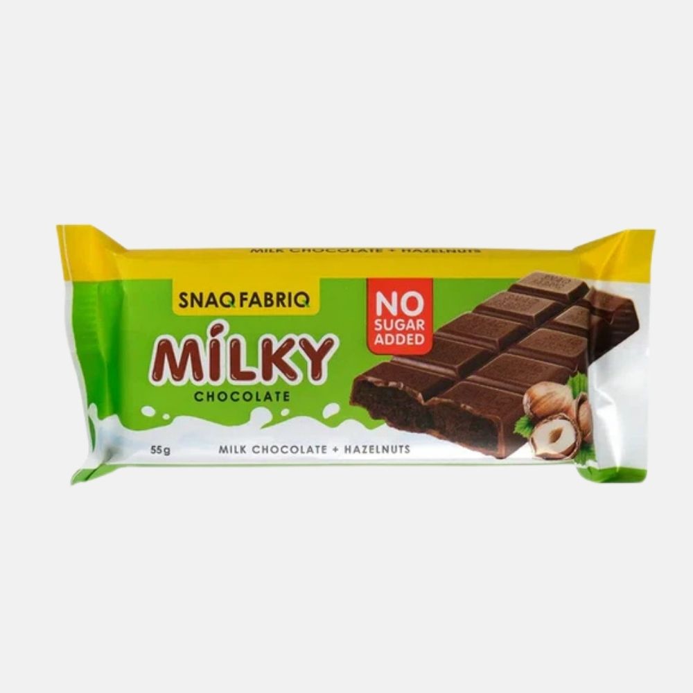 Snaq Fabriq Milky Chocolate Nut Bars - 55g - Image 5