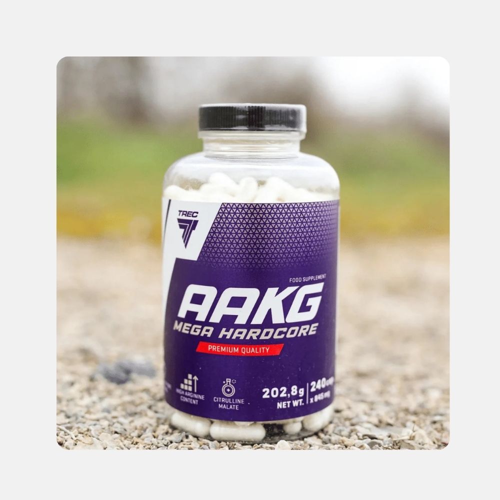 Trec Nutrition AAKG Mega Hardcore Capsules - 120 Count - Image 2