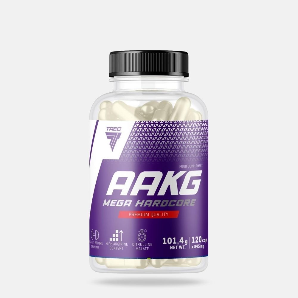 Trec Nutrition AAKG Mega Hardcore Capsules - 120 Count