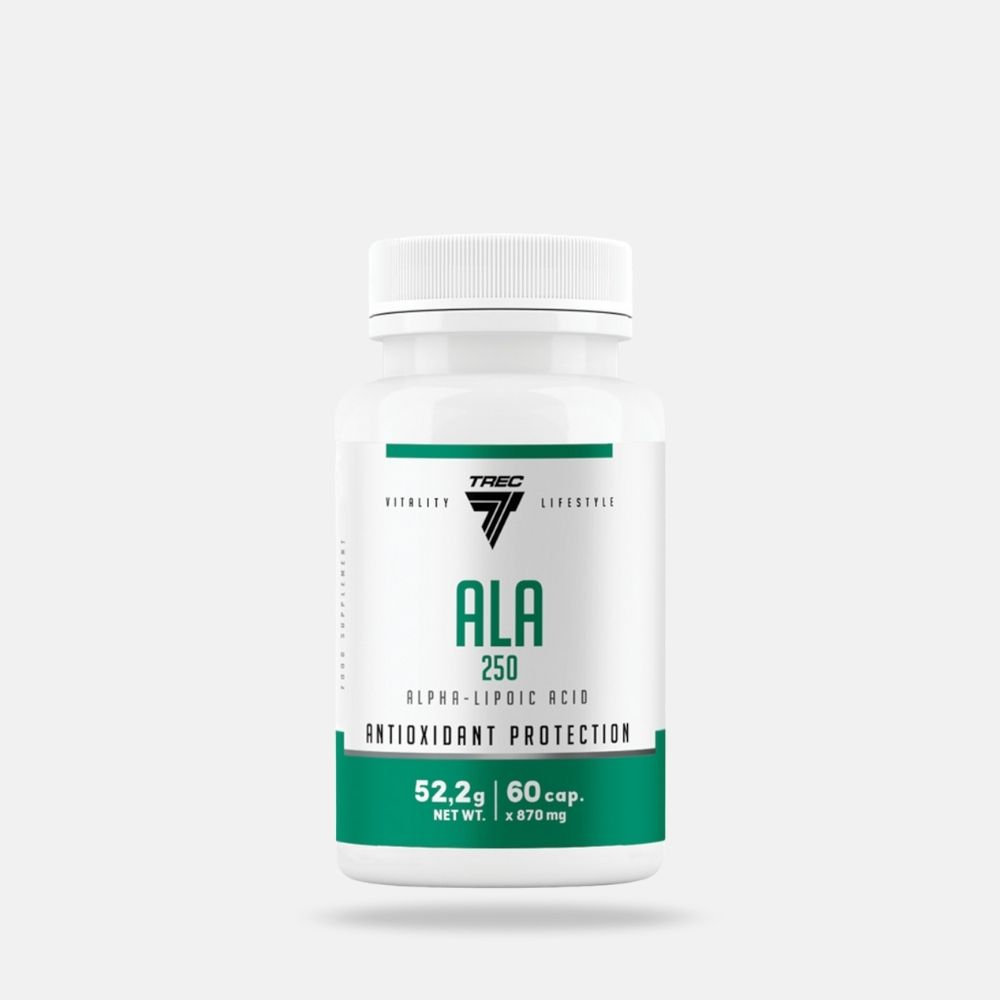Trec ALA 250 - Alpha-Lipoic Acid Supplement for Wellness