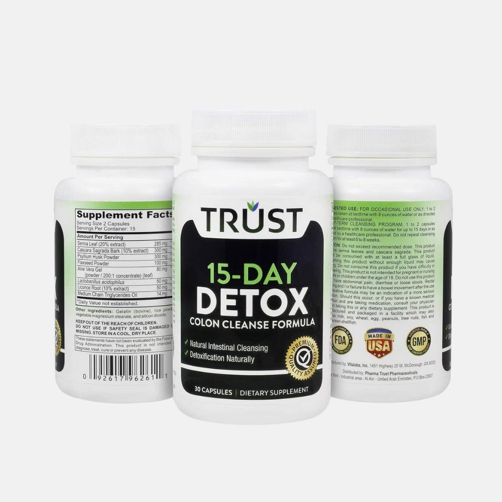 15-Day Detox Colon Cleanse Capsules - 30 Count - Image 3