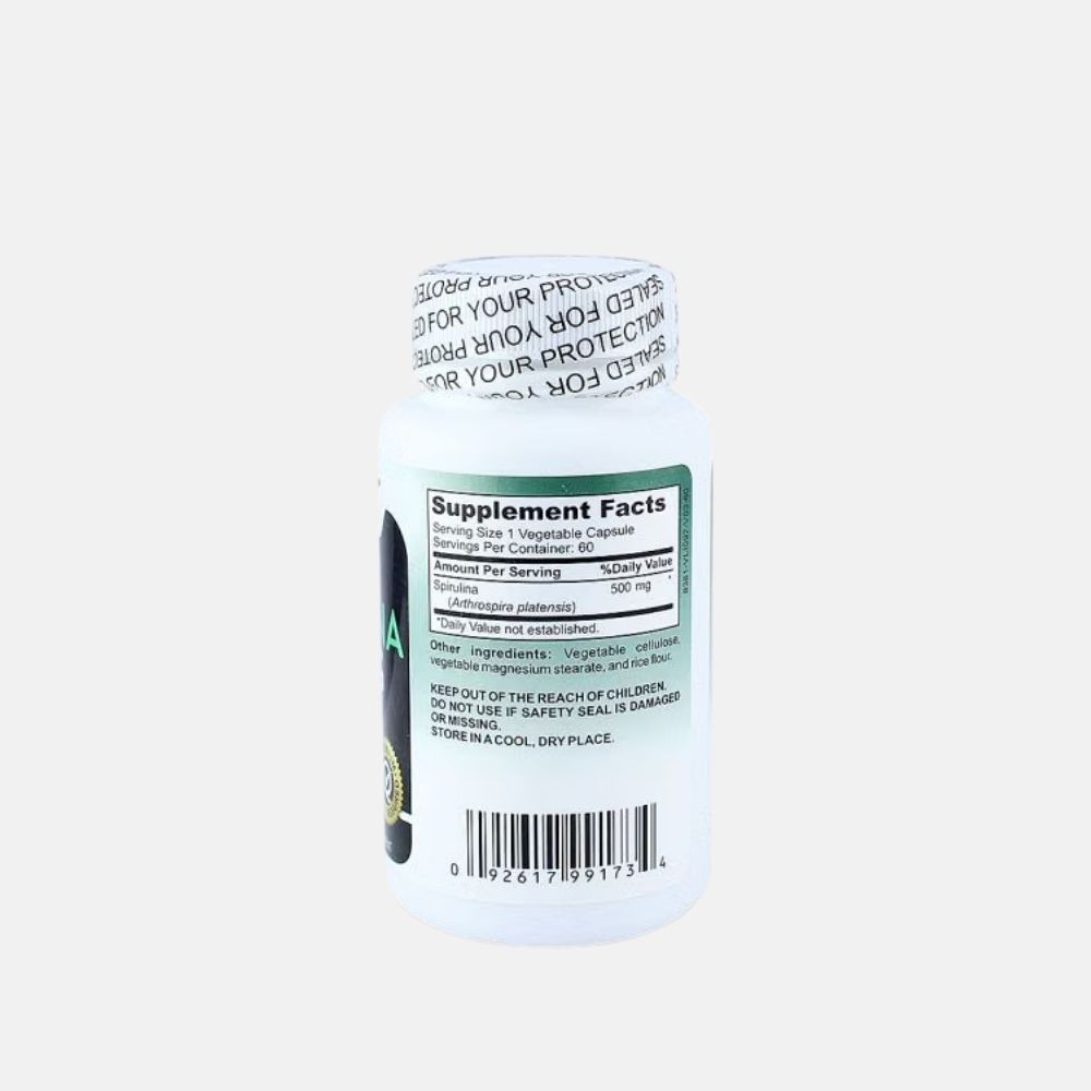 Spirulina 500 mg Capsules - Nutrient-Rich Superfood Supplement - Image 3