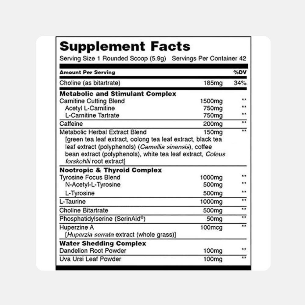 Animal Cuts Powder Watermelon - 235g Fitness Supplement - Image 2