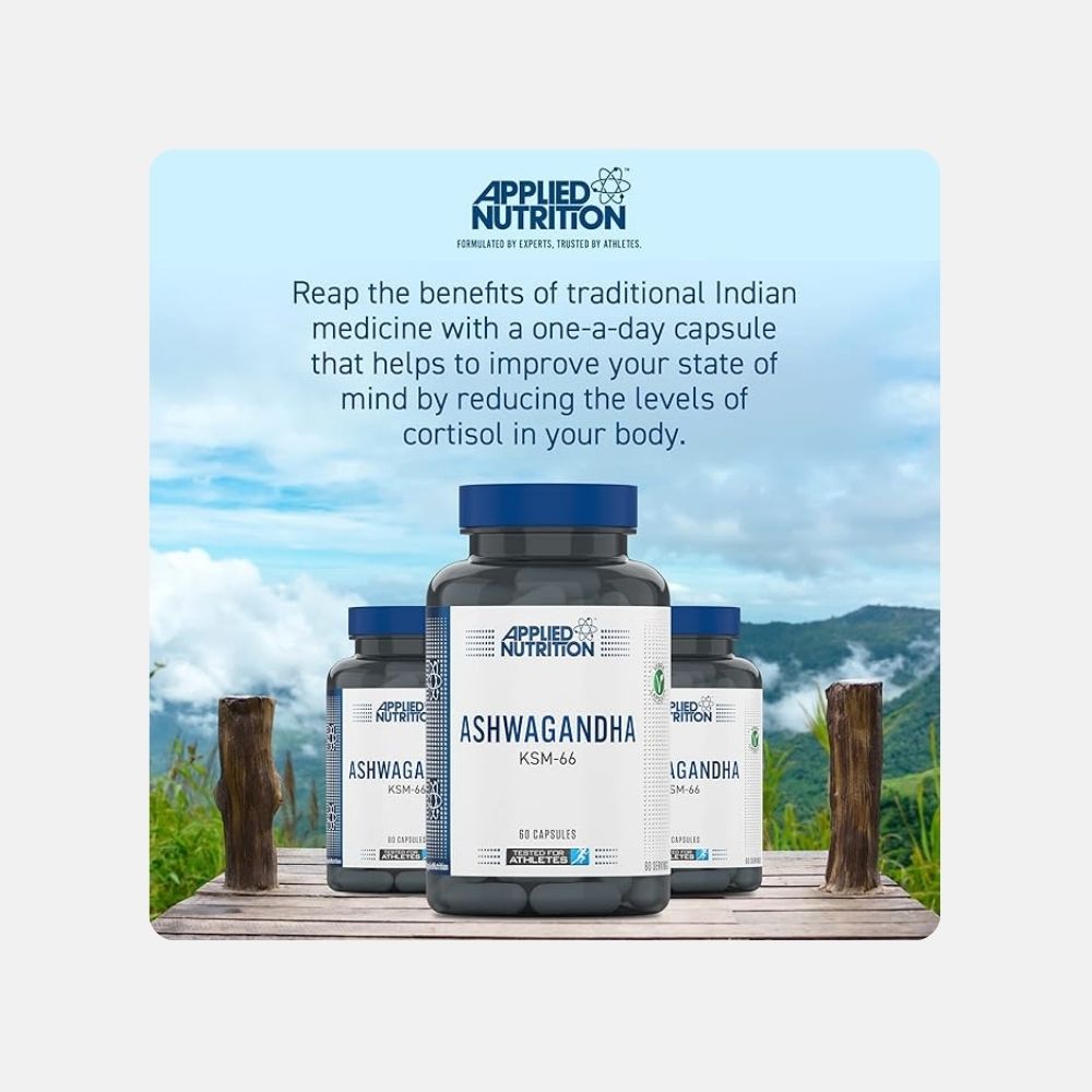 Applied Nutrition KSM-66 Ashwagandha Capsules (60 Count) - Image 6