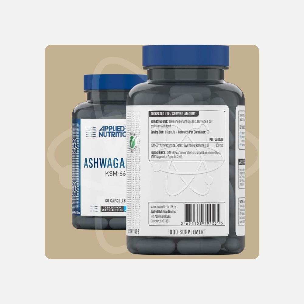 Applied Nutrition KSM-66 Ashwagandha Capsules (60 Count) - Image 3