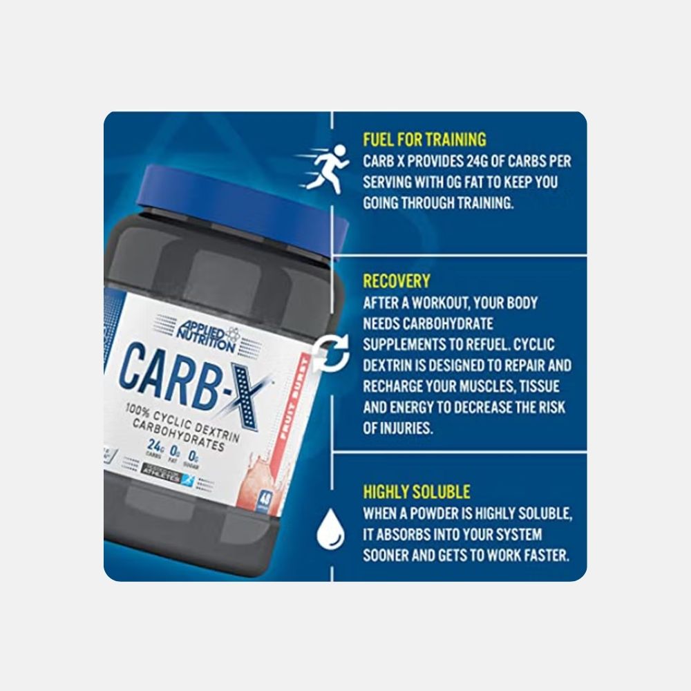 Applied Nutrition Carb-X Soluble Carbohydrate Powder, 1.2 kg - Image 4