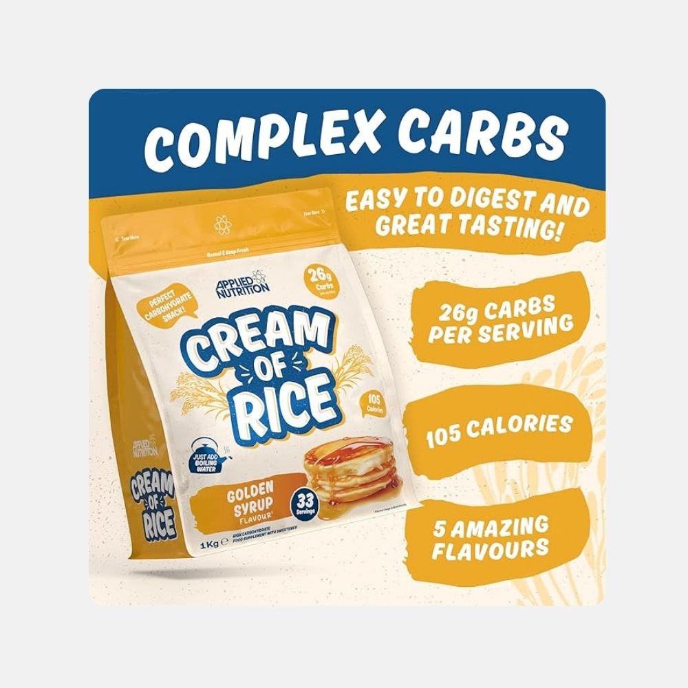 Applied Nutrition Cream of Rice - Vegan Carbohydrate Powder - Image 5