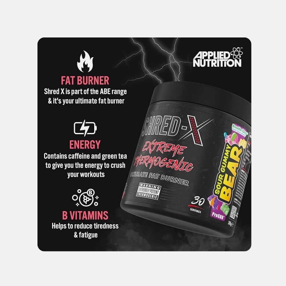 Applied Nutrition Shred-X Strawberry Kiwi - 30 Servings - Image 5