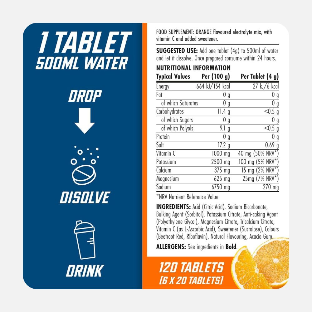 Endurance Electrolyte Tablets - Hydration Support (20 Tabs) - Image 6