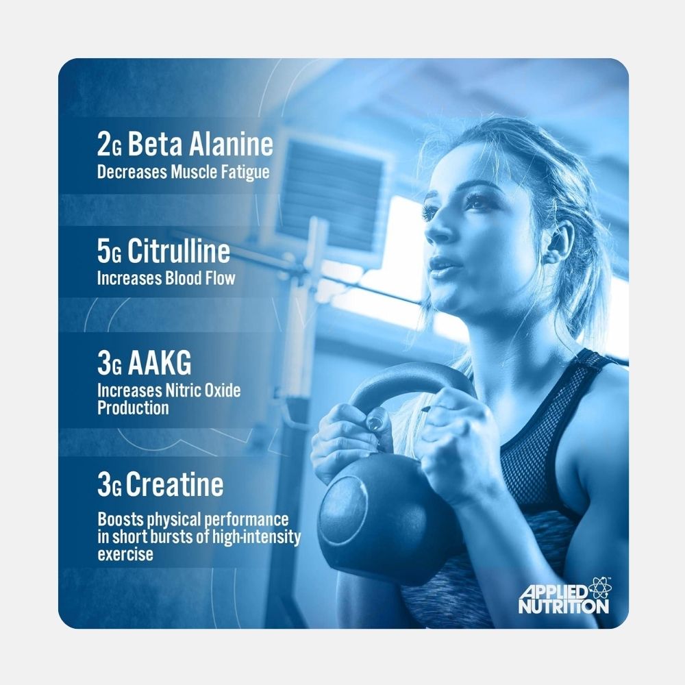 Applied Nutrition Pump Zero Stimulant-Free Pre-Workout 375g - Image 3