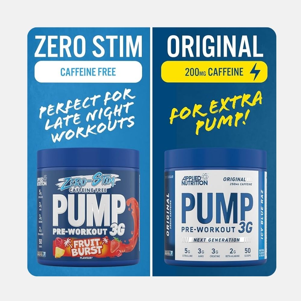 Applied Nutrition Pump Zero Stimulant-Free Pre-Workout 375g - Image 4