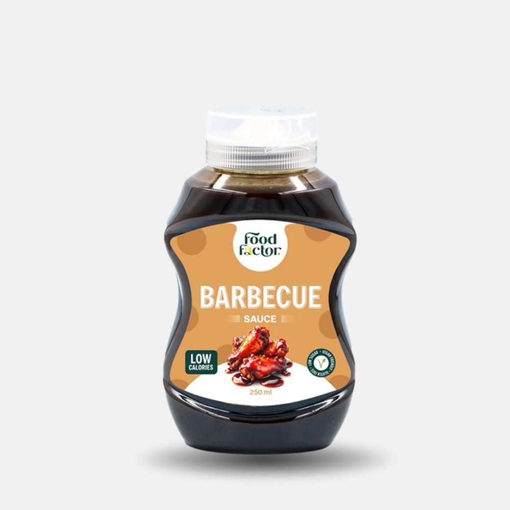 Food Factor Vegan Barbecue Sauce 250g - Flavorful Low-Calorie Option