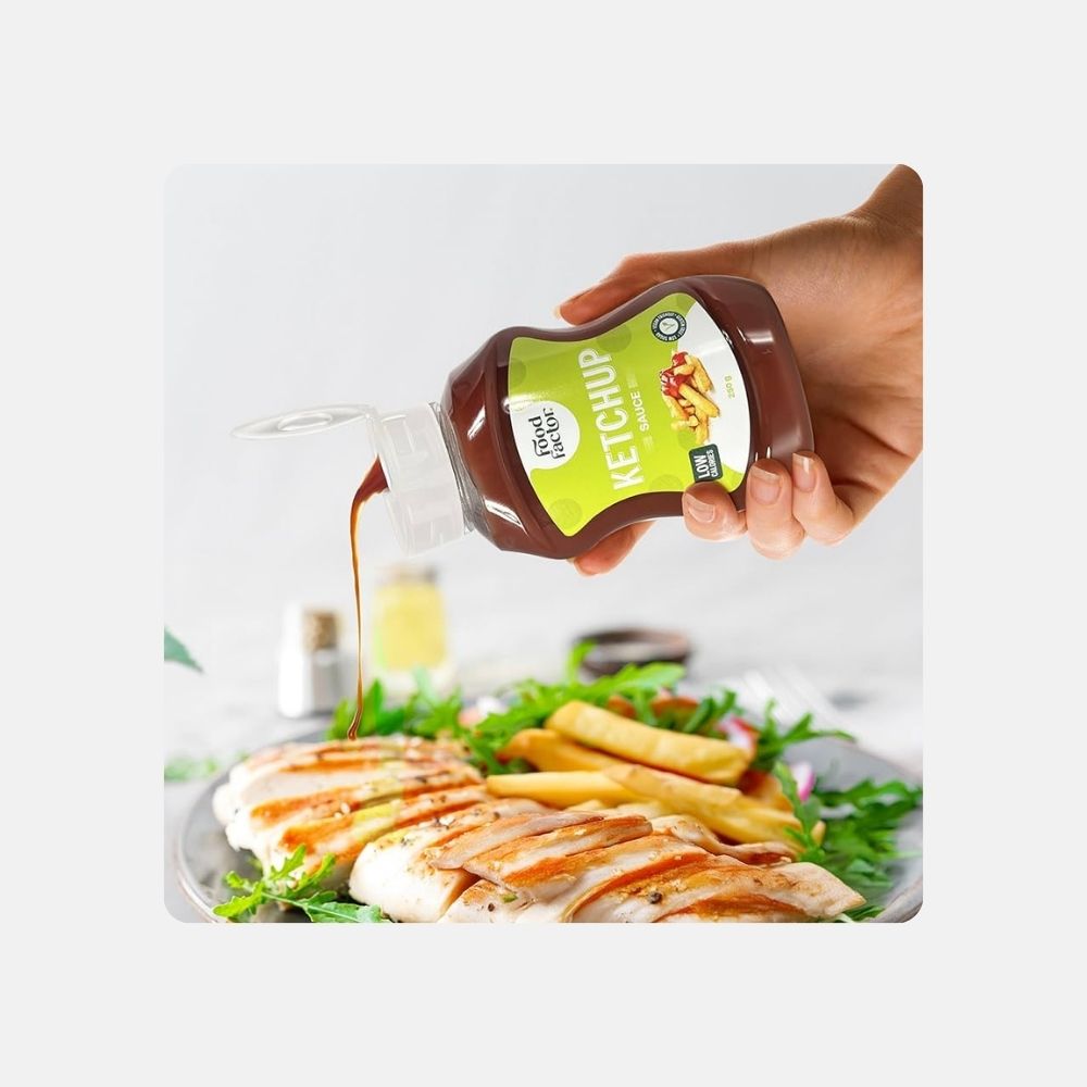 Food Factor Low-Calorie Ketchup Sauce 250g - Image 3