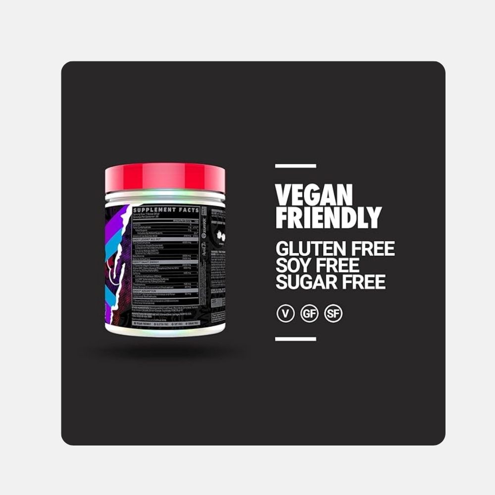 Ghost Legend All Out Powder – Energizing Pre-Workout Mix - Image 5
