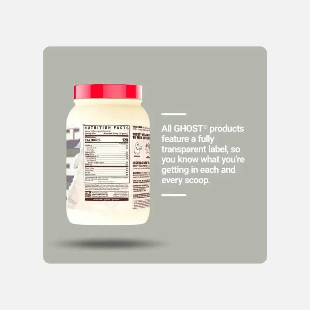 Ghost Vegan Protein Powder - 2 lb Plant-Based Blend - Image 5