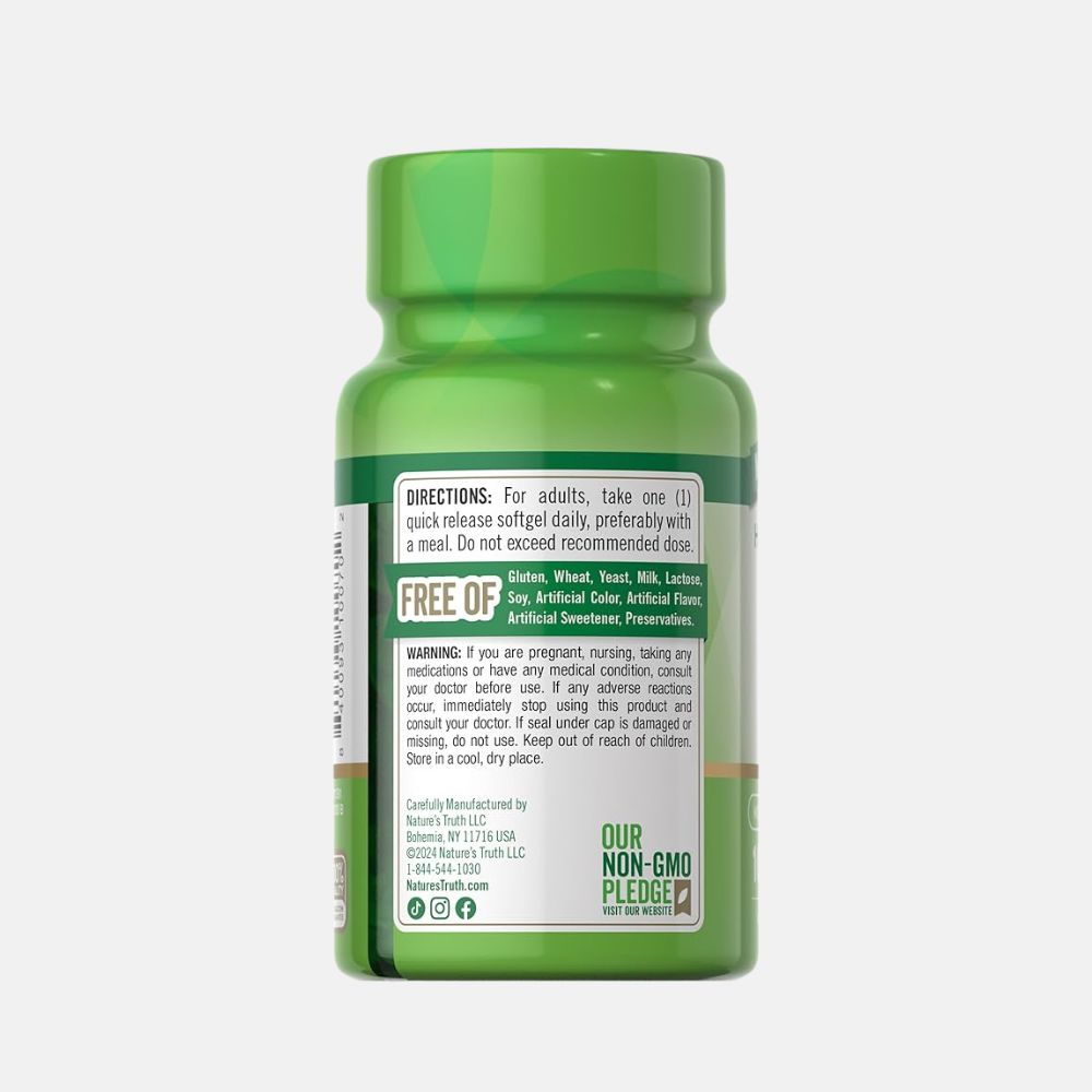 Nature’s Truth Vitamin D3 250 mcg - Daily Softgel Supplement - Image 3
