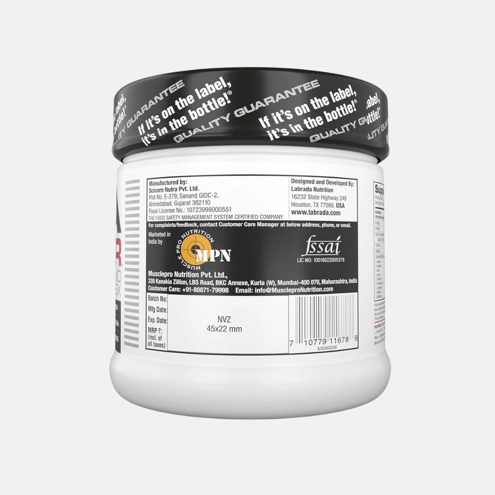 Labrada EAA Power Blue Razzberry 300g - Vegan Amino Acids - Image 2