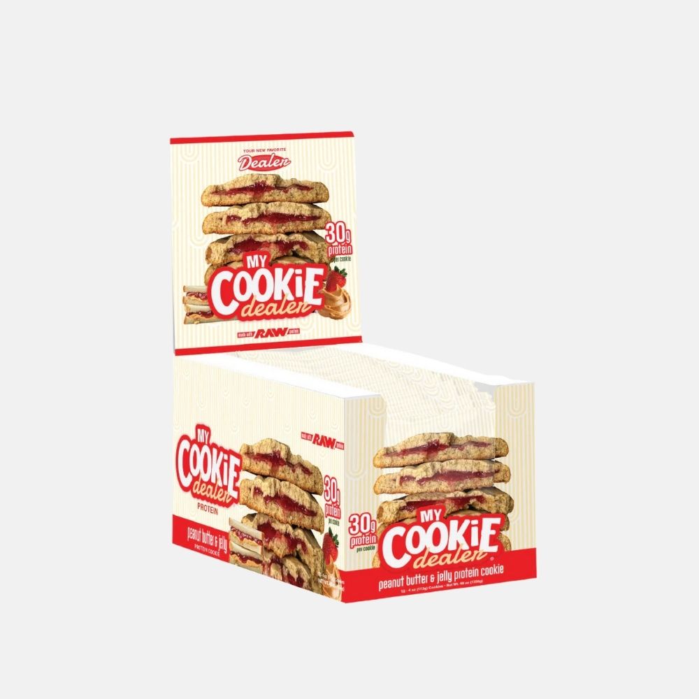 Peanut Butter & Jelly Protein Cookie - Soft-Baked Snack (113g) - Image 2
