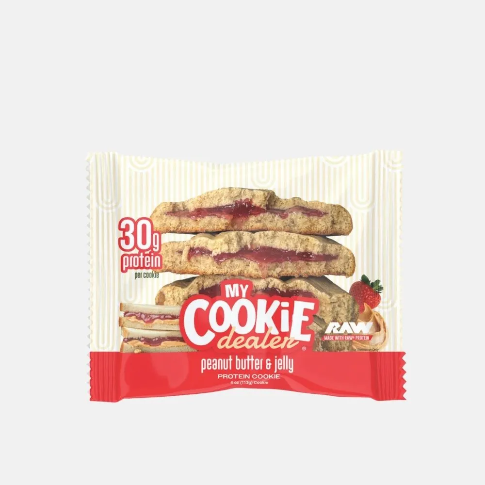 Peanut Butter & Jelly Protein Cookie - Soft-Baked Snack (113g)