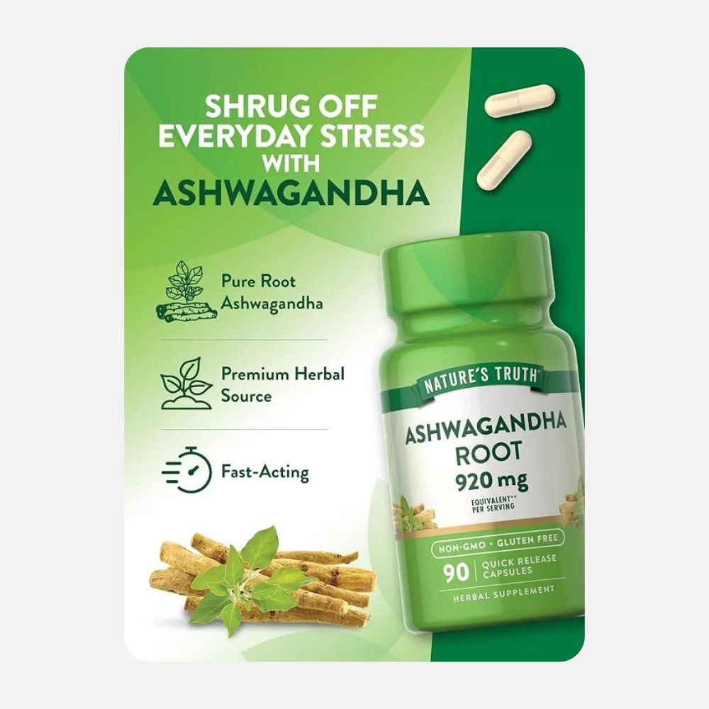 Ashwagandha Root Extract 920 mg - 90 Capsules - Image 3