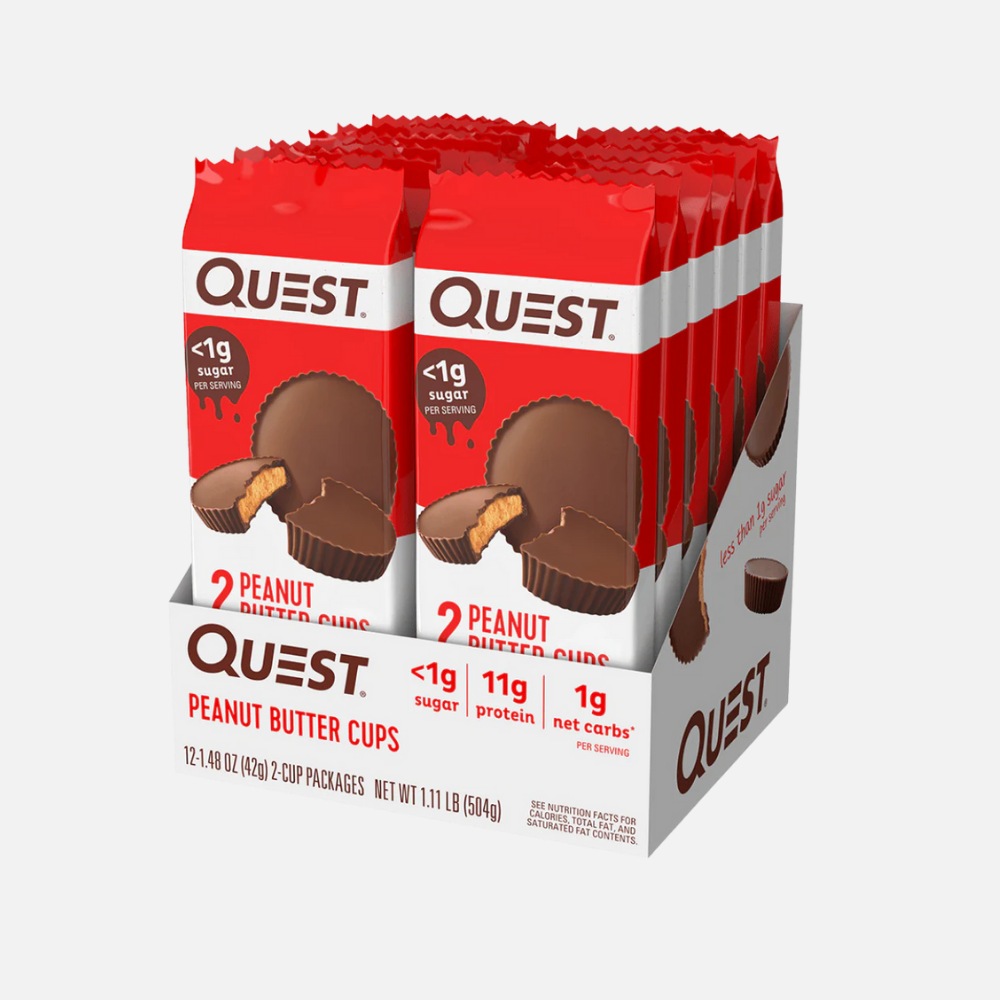 Quest Peanut Butter Chocolate Cups - 42g Protein Snack - Image 3