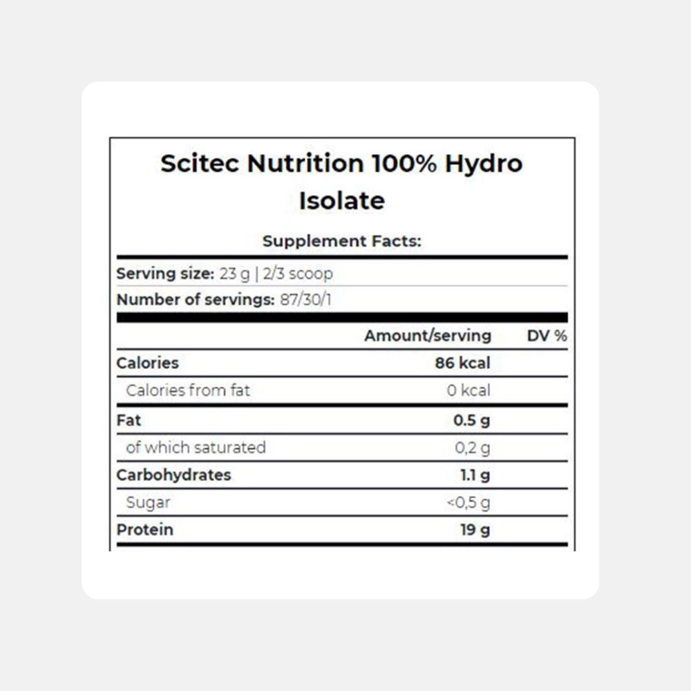 Scitec Hydrolyzed Whey Protein Isolate - 700g - Image 5