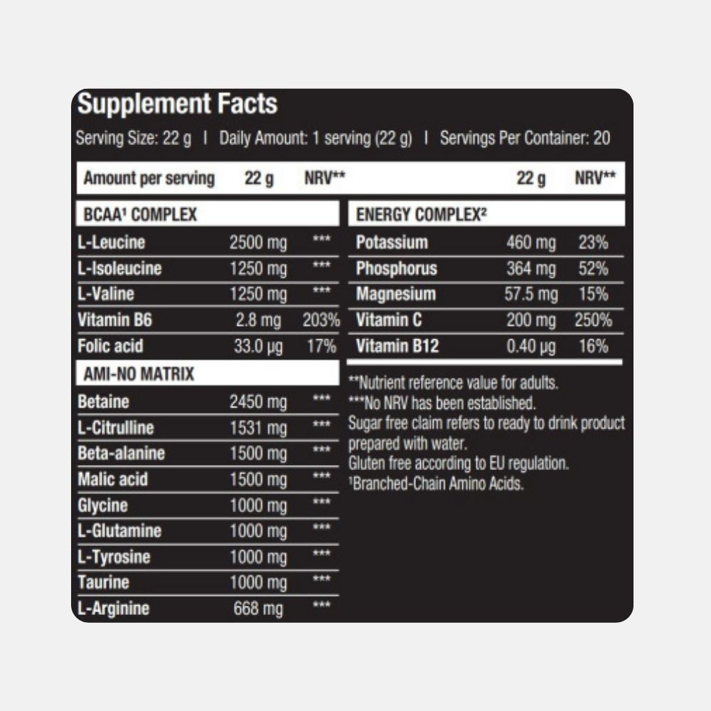 Scitec AMI-NO Xpress Amino Acid Supplement Powder - 440g - Image 3