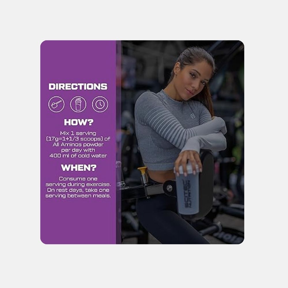 Scitec Nutrition Amino Acids Powder with Magnesium - 340 g - Image 3