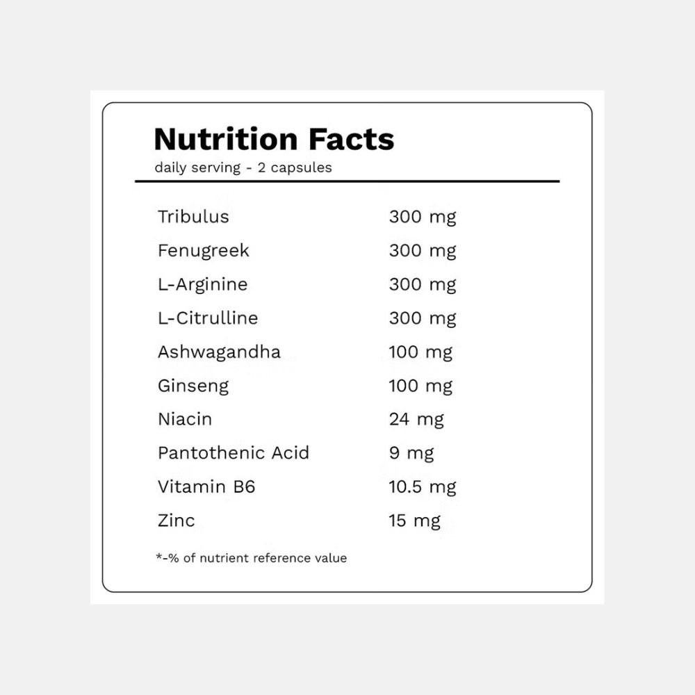 Tauropax Force Men Nutritional Capsules – 60 Count - Image 4