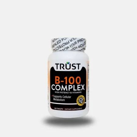 Trust B-100 Complex - Essential B-Vitamins (100 Tablets)