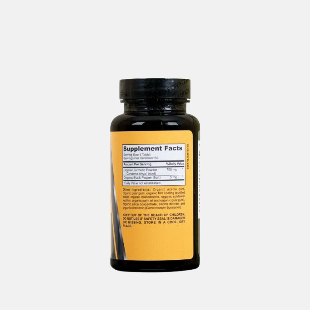 Turmeric Curcumin Supplement - 60 Non-GMO Tablets - Image 3