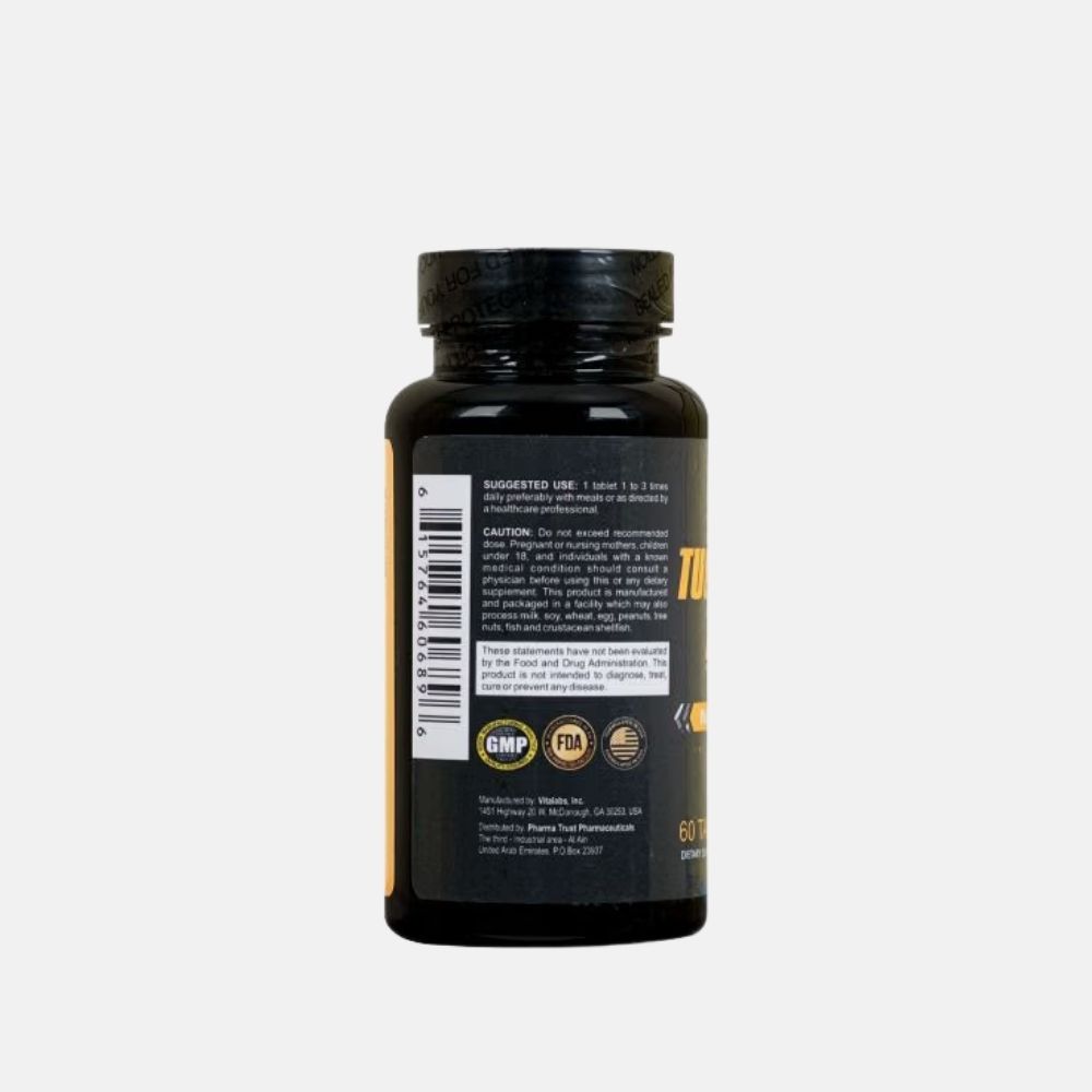 Turmeric Curcumin Supplement - 60 Non-GMO Tablets - Image 2