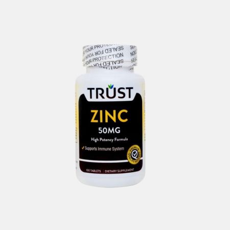 Trust Zinc 50 mg - Immune and Skin Support Supplement